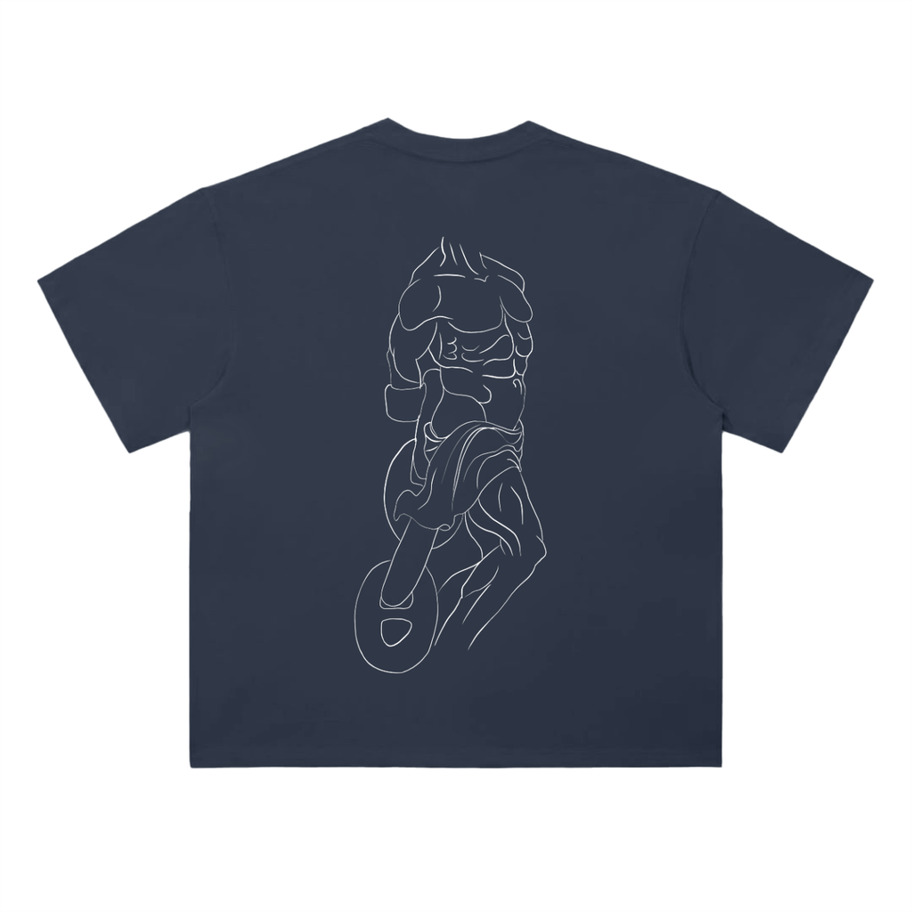 Chained | Heavyweight Drop Shoulder Cotton T-Shirt