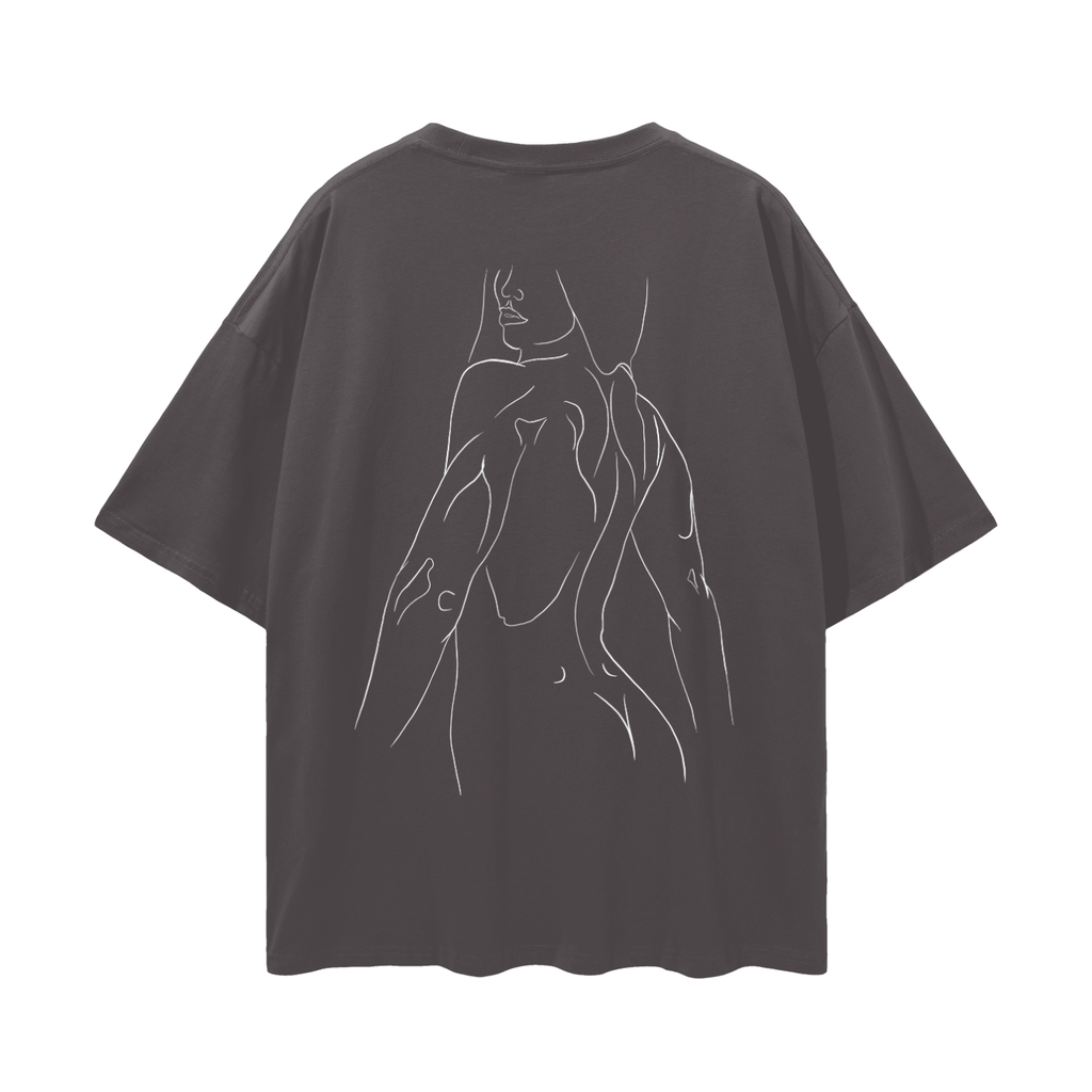 Fearless Woman | Streetwear Loose Drop Shoulder T-Shirt