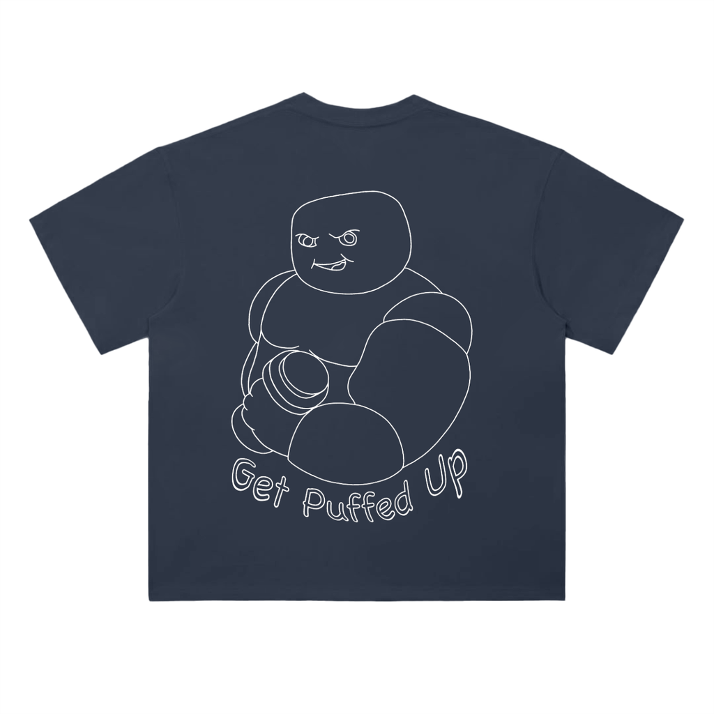 Puffed Up | Heavyweight Drop Shoulder Cotton T-Shirt