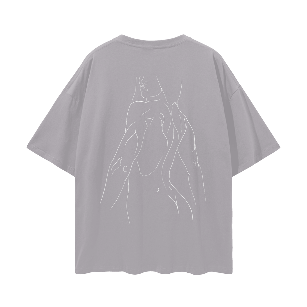 Fearless Woman | Streetwear Loose Drop Shoulder T-Shirt