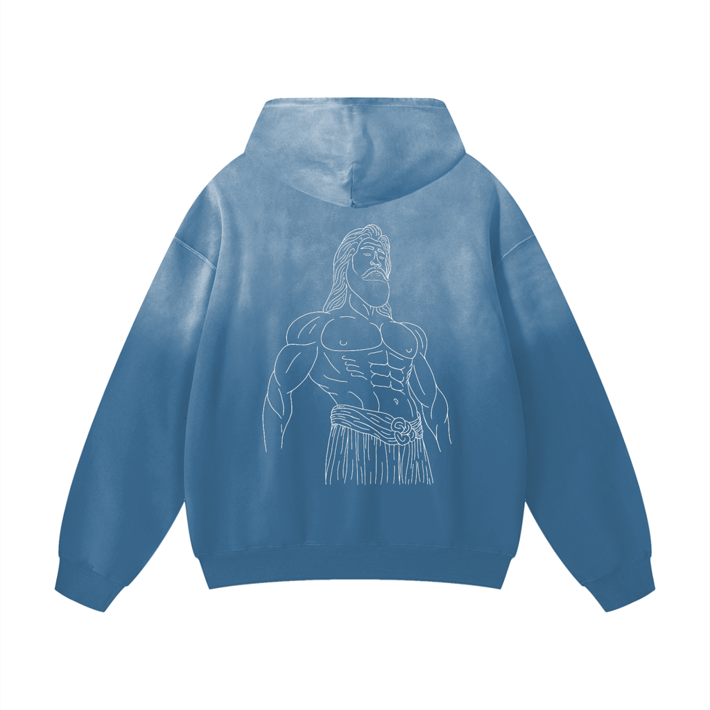 Oden | Heavyweight Sunfade Oversized Hoodie