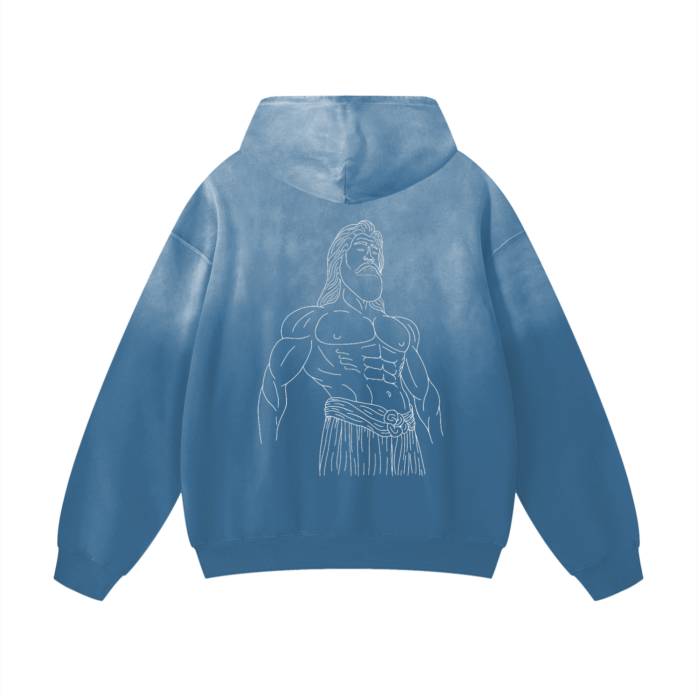 Oden | Heavyweight Sunfade Oversized Hoodie