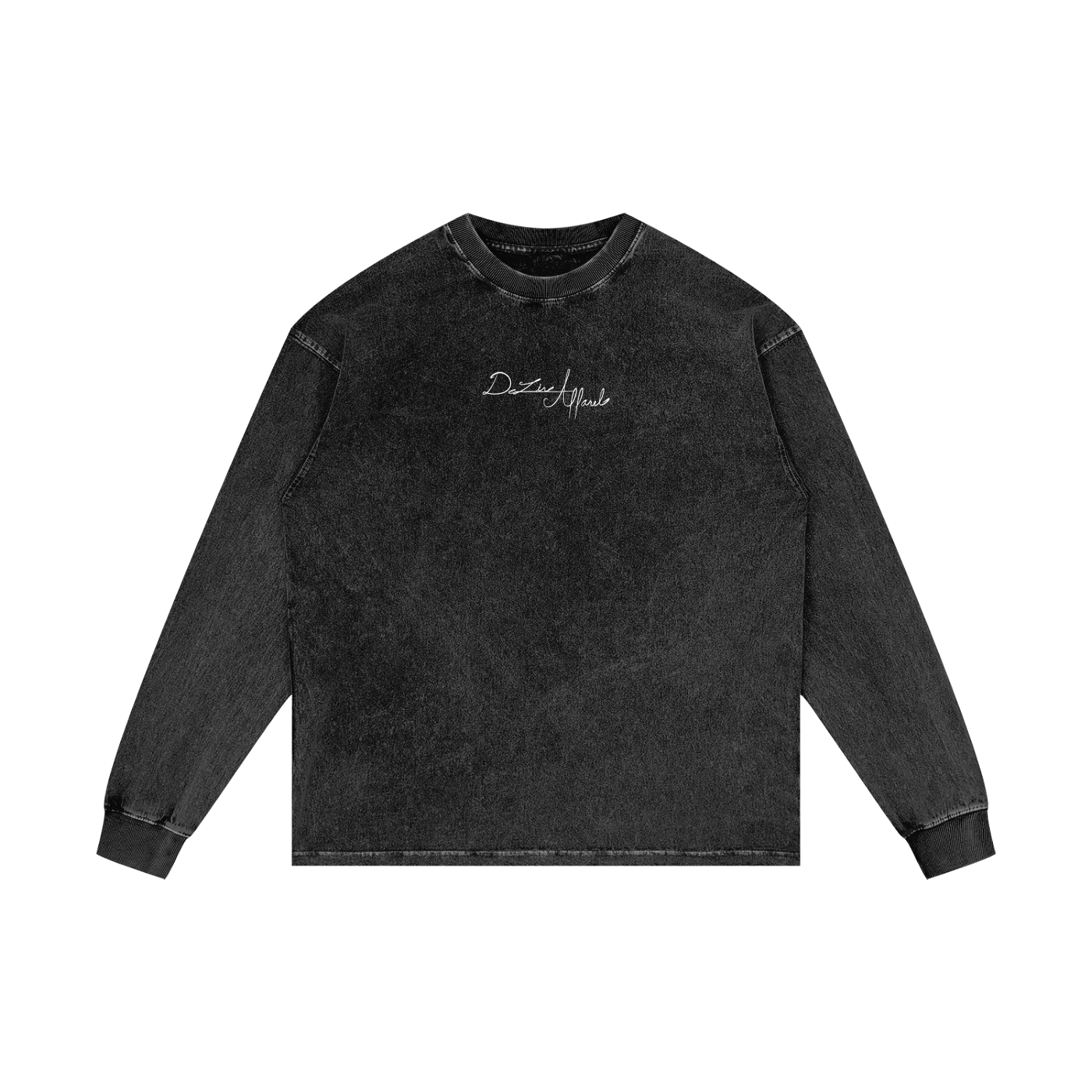 Spartan | Acid Wash Oversize Long Sleeve T-Shirt